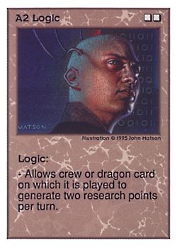 Need: 0    Want: 0    Have: 254 (+63)    Will Trade: 250    In Storage: 50              A2 ‑ Logic  Set: UE  Rarity: C1    Artist: John D. Matson    