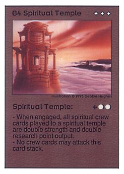 Need: 0    Want: 0    Have: 408    Will Trade: 400    In Storage: 50              B4 ‑ Spiritual Temple  Set: UE  Rarity: C1    Artist: Debbie Hughes    