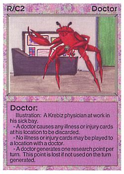 Need: 0    Want: 0    Have: 27 (+3)    Will Trade: 22    In Storage: 20              R/C2 ‑ Doctor  Set: BE  Rarity: C1    Artist: Leslie Rigley    