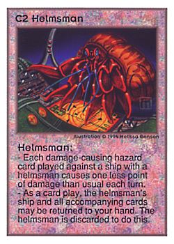 Need: 0    Want: 0    Have: 407 (+44)    Will Trade: 403    In Storage: 50              C2 ‑ Helmsman  Set: UE  Rarity: C1    Artist: Melissa A. Benson    
