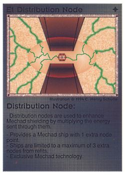 Need: 0    Want: 0    Have: 35 (+98)    Will Trade: 31    In Storage: 30              E1 ‑ Distribution Node  Set: PE  Rarity: C2    Artist: C. Henry Schulte    