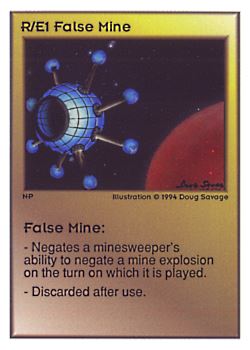 Need: 0    Want: 0    Have: 231 (+54)    Will Trade: 227    In Storage: 44              R/E1 ‑ False Mine  Set: UE  Rarity: U1    Artist: Doug Savage    