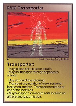 Need: 0    Want: 0    Have: 286 (+55)    Will Trade: 282    In Storage: 58              R/E2 ‑ Transporter  Set: UE  Rarity: C1    Artist: Gary A. Kalin    