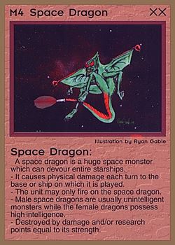Need: 0    Want: 0    Have: 69 (+233)    Will Trade: 65    In Storage: 25              M4 ‑ Space Dragon  Set: GGB  Rarity: U1    Artist: Ryan Gable    