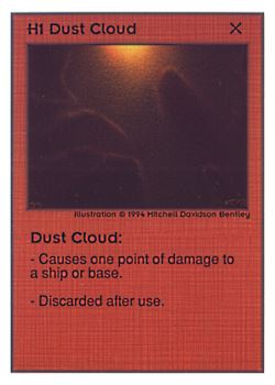 Need: 0    Want: 0    Have: 284 (+36)    Will Trade: 280    In Storage: 50              H1 ‑ Dust Cloud  Set: UE  Rarity: C1    Artist: Mitchell Davidson Bentley    