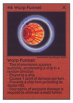 Need: 0    Want: 0    Have: 146 (+59)    Will Trade: 142    In Storage: 40              H4 ‑ Warp Funnel  Set: UE  Rarity: U1    Artist: Gary A. Kalin    