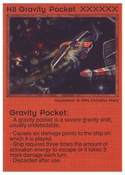 Need: 0    Want: 0    Have: 26 (+23)    Will Trade: 24    In Storage: 17              H8 ‑ Gravity Pocket  Set: PE  Rarity: V2    Artist: Christina Wald    