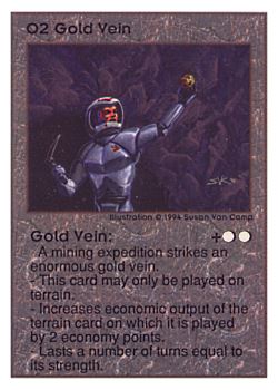Need: 0    Want: 0    Have: 279 (+48)    Will Trade: 275    In Storage: 50              O2 ‑ Gold Vein  Set: UE  Rarity: C1    Artist: Susan Van Camp    