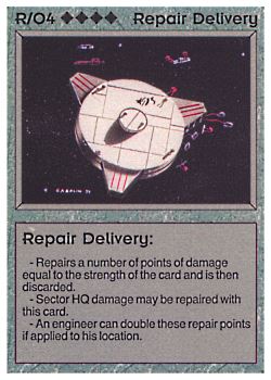 Need: 0    Want: 0    Have: 27    Will Trade: 19    In Storage: 20              R/O4 ‑ Repair Delivery  Set: BE  Rarity: U1    Artist: Gary A. Kalin    