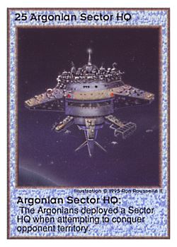 Need: 0    Want: 0    Have: 48    Will Trade: 46    In Storage: 10              HQ25 ‑ Argonian Sector HQ  Set: UE  Rarity: V4    Artist: Ron Rousselle II    