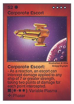 Need: 0    Want: 0    Have: 147 (+33)    Will Trade: 143    In Storage: 49              S2 ‑ Corporate Escort  Set: UE  Rarity: U4    Artist: Gregg Glymph    