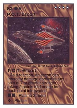 Need: 0    Want: 0    Have: 94 (+52)    Will Trade: 90    In Storage: 35              S2 ‑ P.O.T. Escort  Set: UE  Rarity: R3    Artist: Randy Asplund‑Faith    
