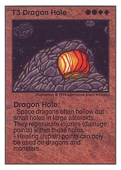 Need: 0    Want: 0    Have: 87 (+81)    Will Trade: 83    In Storage: 40              T3 ‑ Dragon Hole  Set: UE  Rarity: U2    Artist: Lawrence Allen Williams    