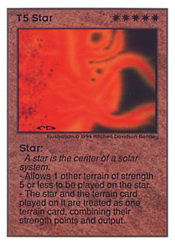 Need: 0    Want: 0    Have: 43 (+38)    Will Trade: 39    In Storage: 11              T5 ‑ Star  Set: UE  Rarity: R2    Artist: Mitchell Davidson Bentley    