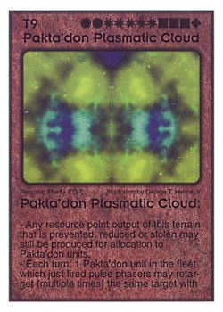 Need: 1    Want: 8    Have: 4    Will Trade: 0    In Storage: 0              T9 ‑ Pakta'don Plasmatic Cloud  Set: AF  Rarity: R1    Artist: George T. Henne Jr.    