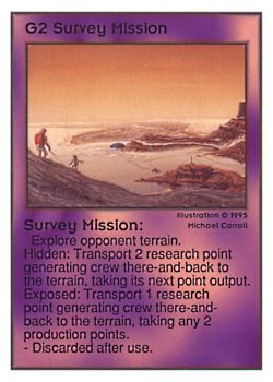 Need: 0    Want: 0    Have: 401    Will Trade: 393    In Storage: 20              G2 ‑ Survey Mission  Set: UE  Rarity: C1    Artist: Michael Carroll    